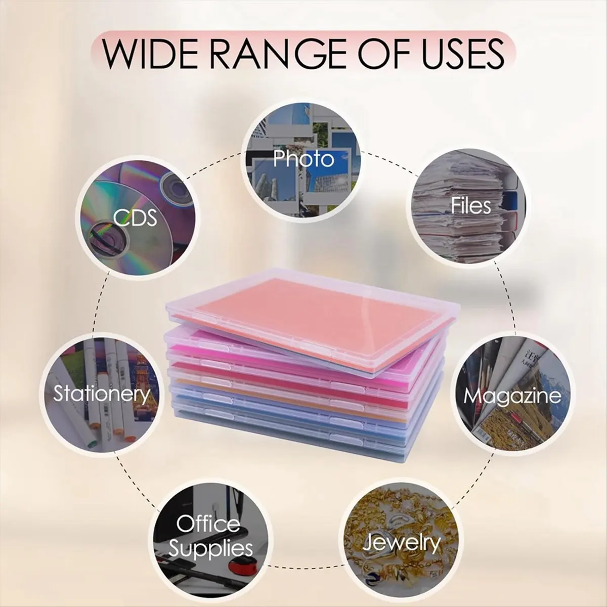A95G 6 Pack Photo Storage Box, Fits 8In X 10In Photo, Scrapbook Paper Storage with Snap-Tight , for Protecting Scrapbook
A95G 6 Pack Photo Storage Box, Fits 8In X 10In Photo, Scrapbook Paper Storage with Snap-Tight , for Protecting Scrapbook