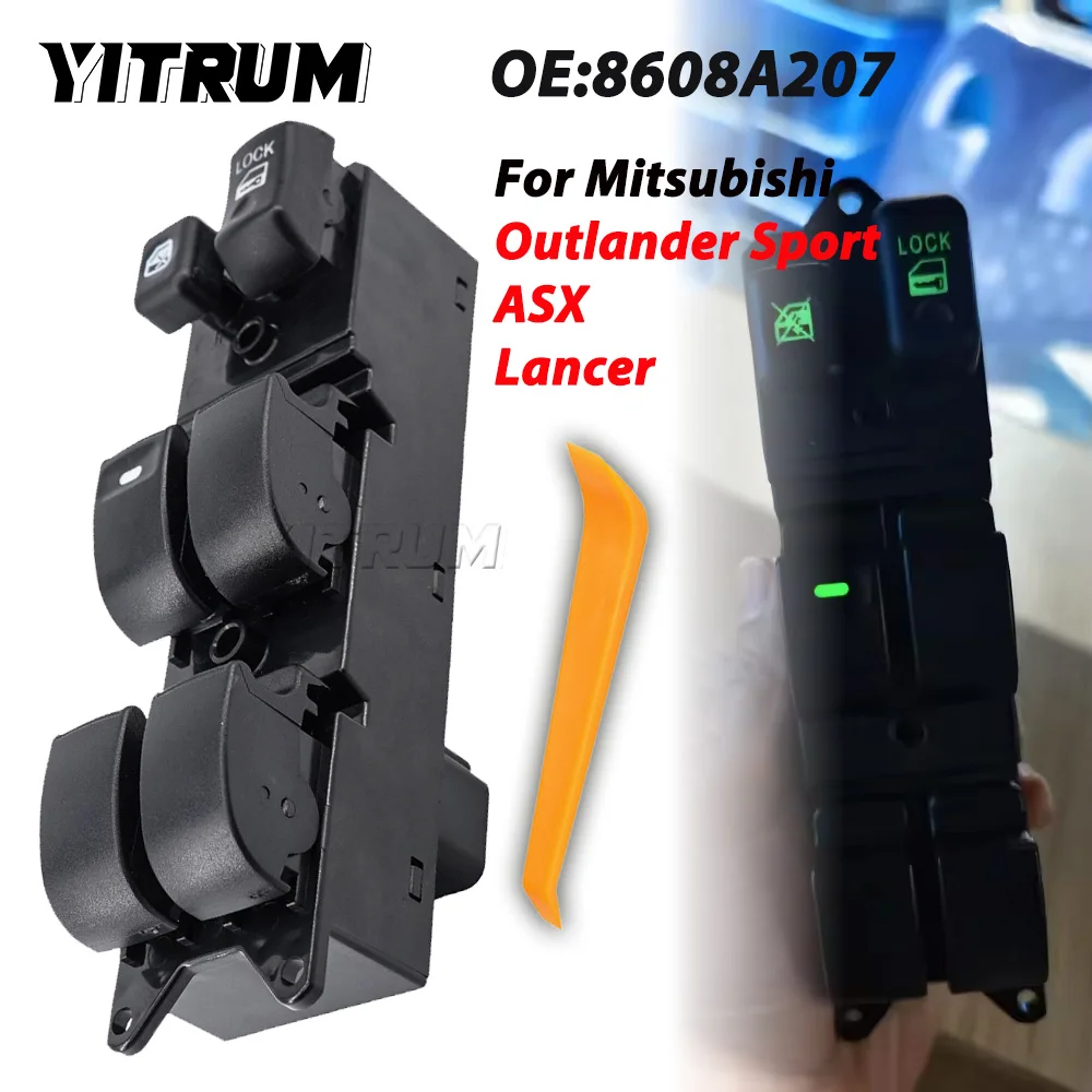 YITRUM Для Mitsubishi Lancer 2008-2015 8608A068 Переключатель управления стеклоподъемником C8DD654M 8608A068 8608A187 8608A207
YITRUM Для Mitsubishi Lancer 2008-2015 8608A068 Переключатель управления стеклоподъемником C8DD654M 8608A068 8608A187 8608A207