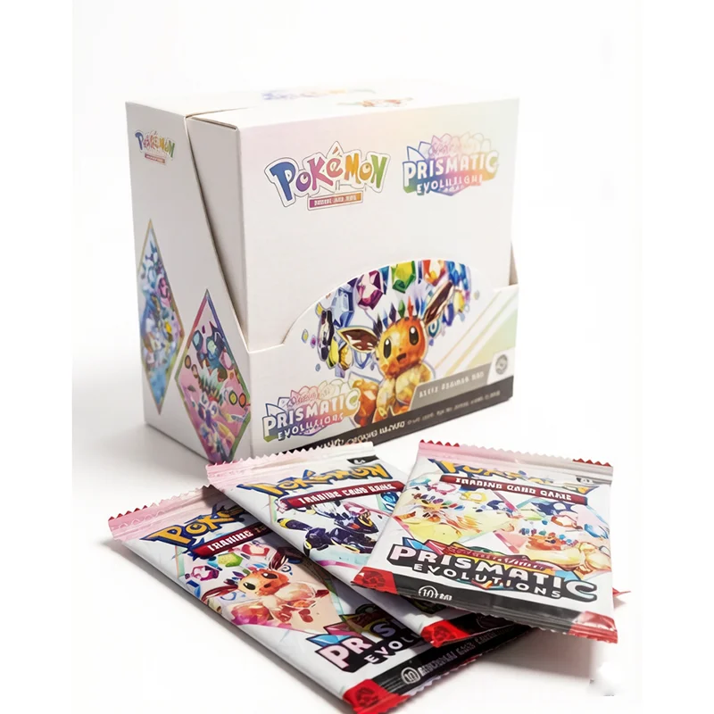 360Pcs Pokemon Card Prismatic Evolutions SCARLET VIOLE English Version Pokemon Booster Battle Transaction Card
360Pcs Pokemon Card Prismatic Evolutions SCARLET VIOLE English Version Pokemon Booster Battle Transaction Card