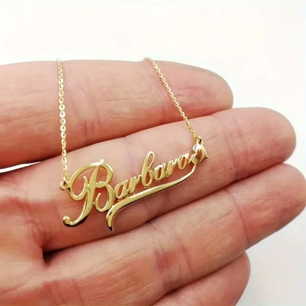 Custom Stainless Steel Heart Butterfly Name Necklaces Vintage Letter Choker Design Jewelry Pendant Valentine's Mother's Day Gift 
Custom Stainless Steel Heart Butterfly Name Necklaces Vintage Letter Choker Design Jewelry Pendant Valentine's Mother's Day Gift