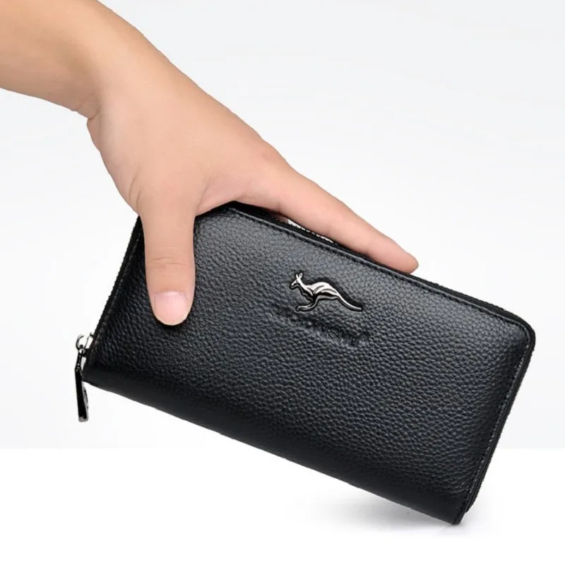 Men's PU Leather Long Wallet Clutch Card Holder with Mobile Pocket Handbag for Male
Men's PU Leather Long Wallet Clutch Card Holder with Mobile Pocket Handbag for Male