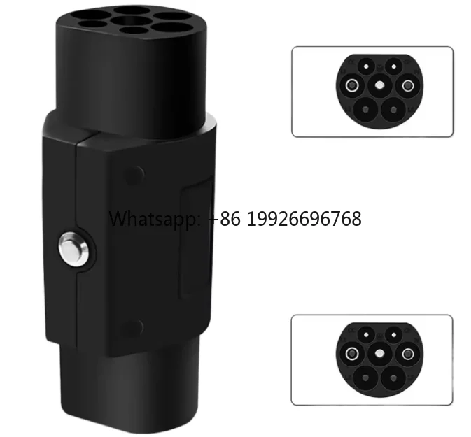 Адаптер Type2 для зарядки электромобилей GBT, 7 кВт, совместим с зарядными устройствами Type 2 для электромобилей с китайской зарядной розеткой GB/T
Адаптер Type2 для зарядки электромобилей GBT, 7 кВт, совместим с зарядными устройствами Type 2 для электромобилей с китайской зарядной розеткой GB/T