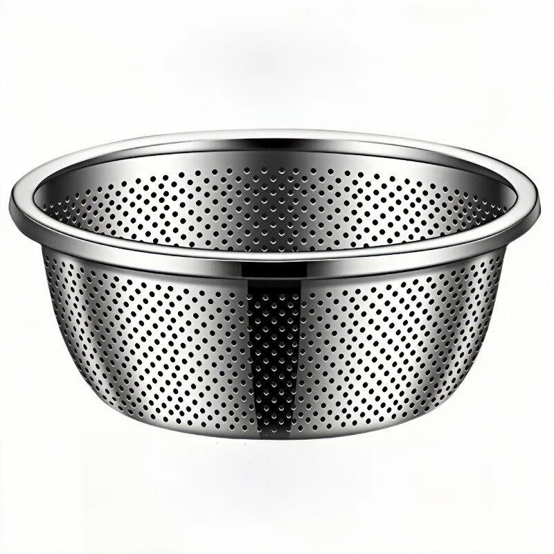 Stainless Steel Drain Basket Kitchen Essential Home Use Fruit Basket Rice Strainer Food Grade round Shape Dishwasher Safe
Stainless Steel Drain Basket Kitchen Essential Home Use Fruit Basket Rice Strainer Food Grade round Shape Dishwasher Safe