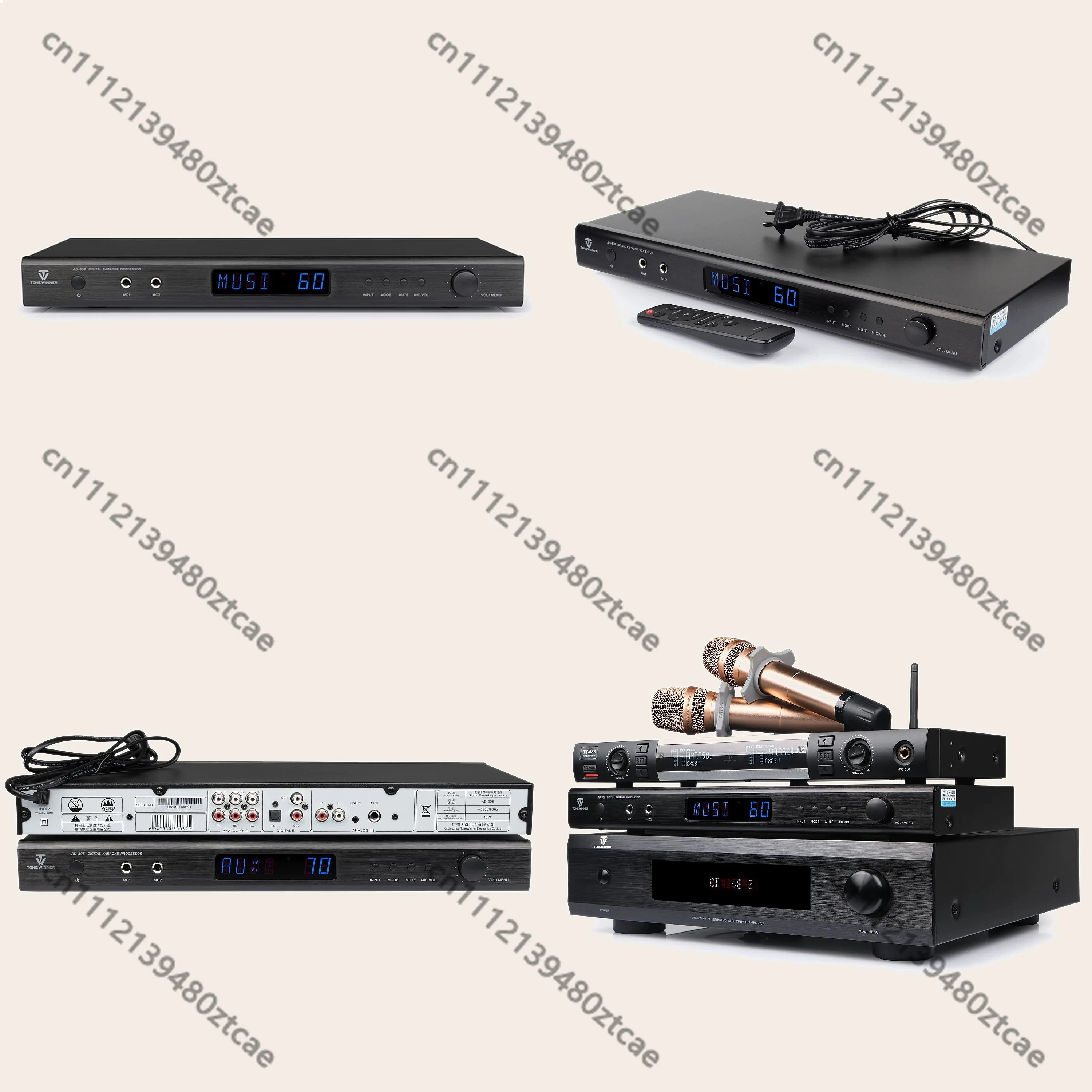 Digital Karaoke Preamp Professional Mixer System for Home KTV Singing
Digital Karaoke Preamp Professional Mixer System for Home KTV Singing