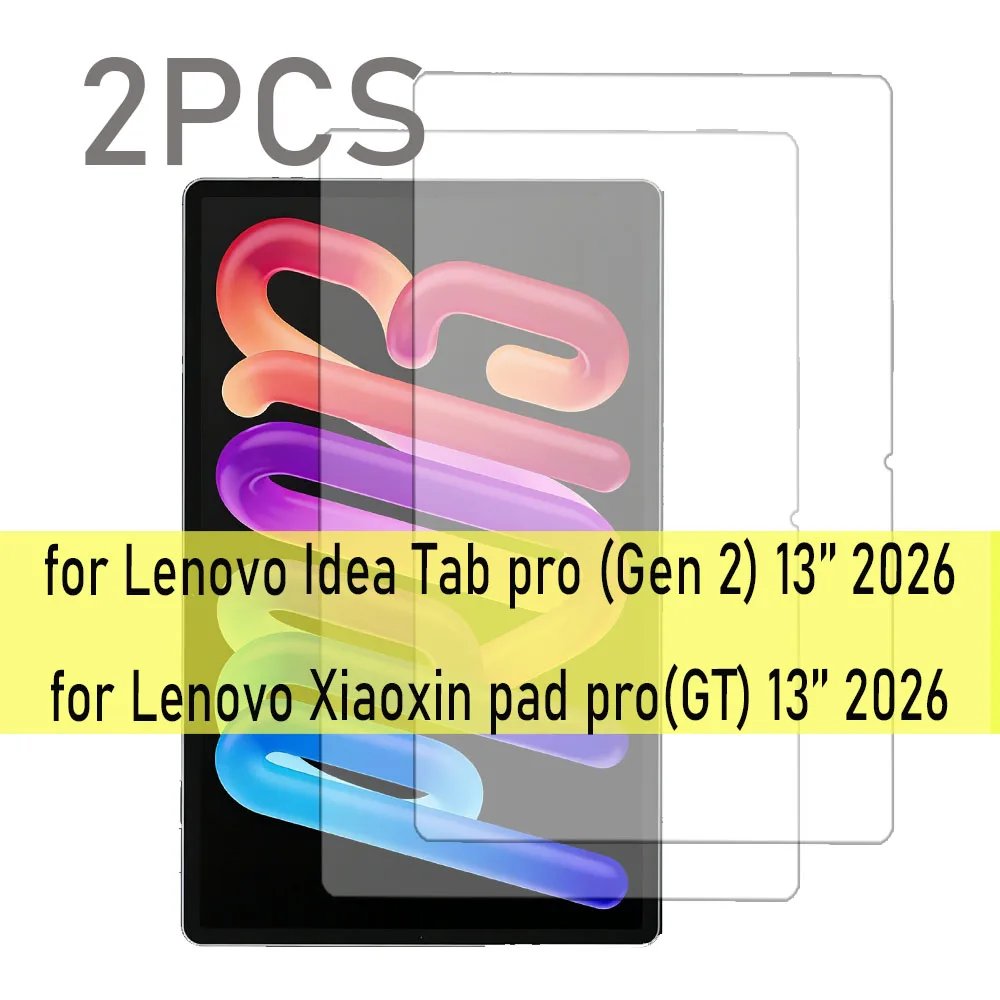 Защитная пленка для экрана из стекла, 2 шт., для Lenovo Xiaoxin Pad Pro GT 13 дюймов 2026 TB378FC 376FCTB2026 Pad tab, защитная пленка для планшета
Защитная пленка для экрана из стекла, 2 шт., для Lenovo Xiaoxin Pad Pro GT 13 дюймов 2026 TB378FC 376FCTB2026 Pad tab, защитная пленка для планшета