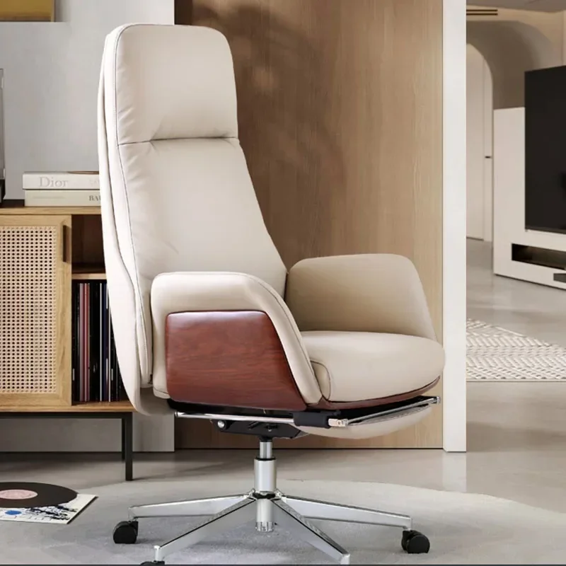 Офисное кресло для руководителя из натуральной кожи, компьютерное кресло с высокой спинкой и поясничной поддержкой, поворотное настольное кресло для менеджера дома
Офисное кресло для руководителя из натуральной кожи, компьютерное кресло с высокой спинкой и поясничной поддержкой, поворотное настольное кресло для менеджера дома