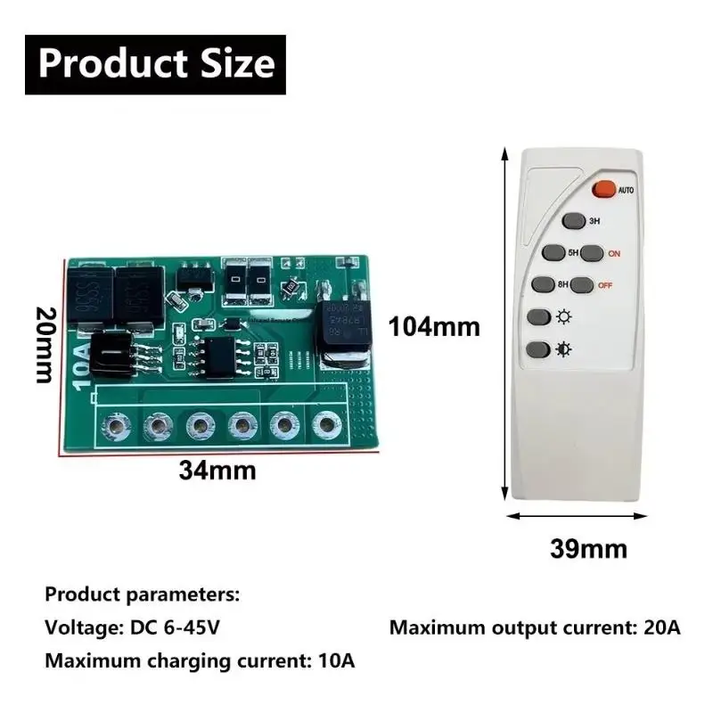 Solar Street Light Controller Remote DC 6 45V Universal Board for Community Roadway Lighting retrofit
Solar Street Light Controller Remote DC 6 45V Universal Board for Community Roadway Lighting retrofit