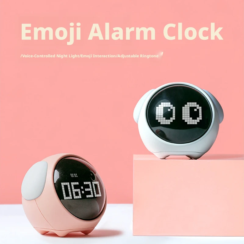 Emoji Alarm Clock Multifunctional Electronic, Night Light Children's Clock Wholesale Student-Specific Creative Alarm Clock
Emoji Alarm Clock Multifunctional Electronic, Night Light Children's Clock Wholesale Student-Specific Creative Alarm Clock