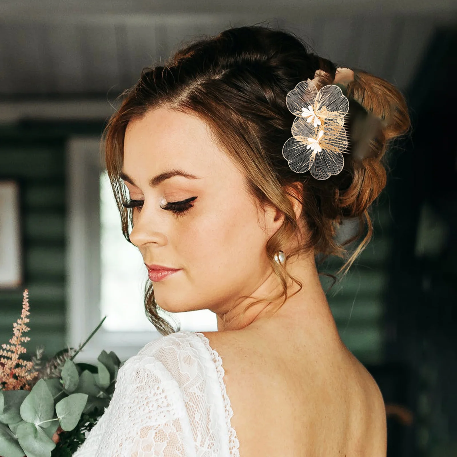 4 Pcs Hair Accessories for Women Flower Bridal Combs Headwear Floral Accessory
4 Pcs Hair Accessories for Women Flower Bridal Combs Headwear Floral Accessory