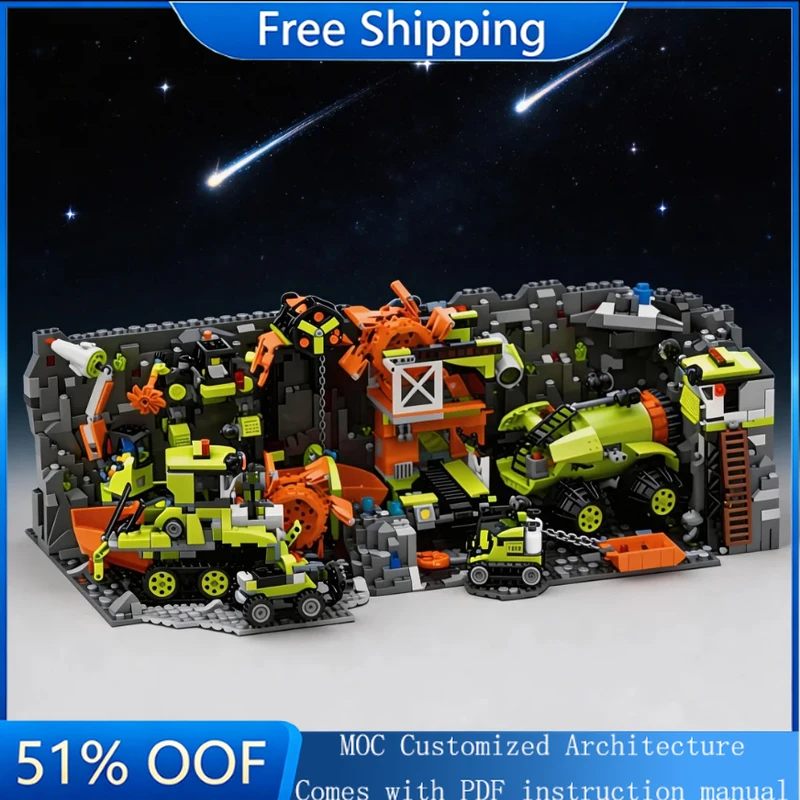 1207 PCS Customize Medieval Power Miners Diorama MOC Building Block Model Children Assembly Christmas Gifts Educational DIY Set
1207 PCS Customize Medieval Power Miners Diorama MOC Building Block Model Children Assembly Christmas Gifts Educational DIY Set