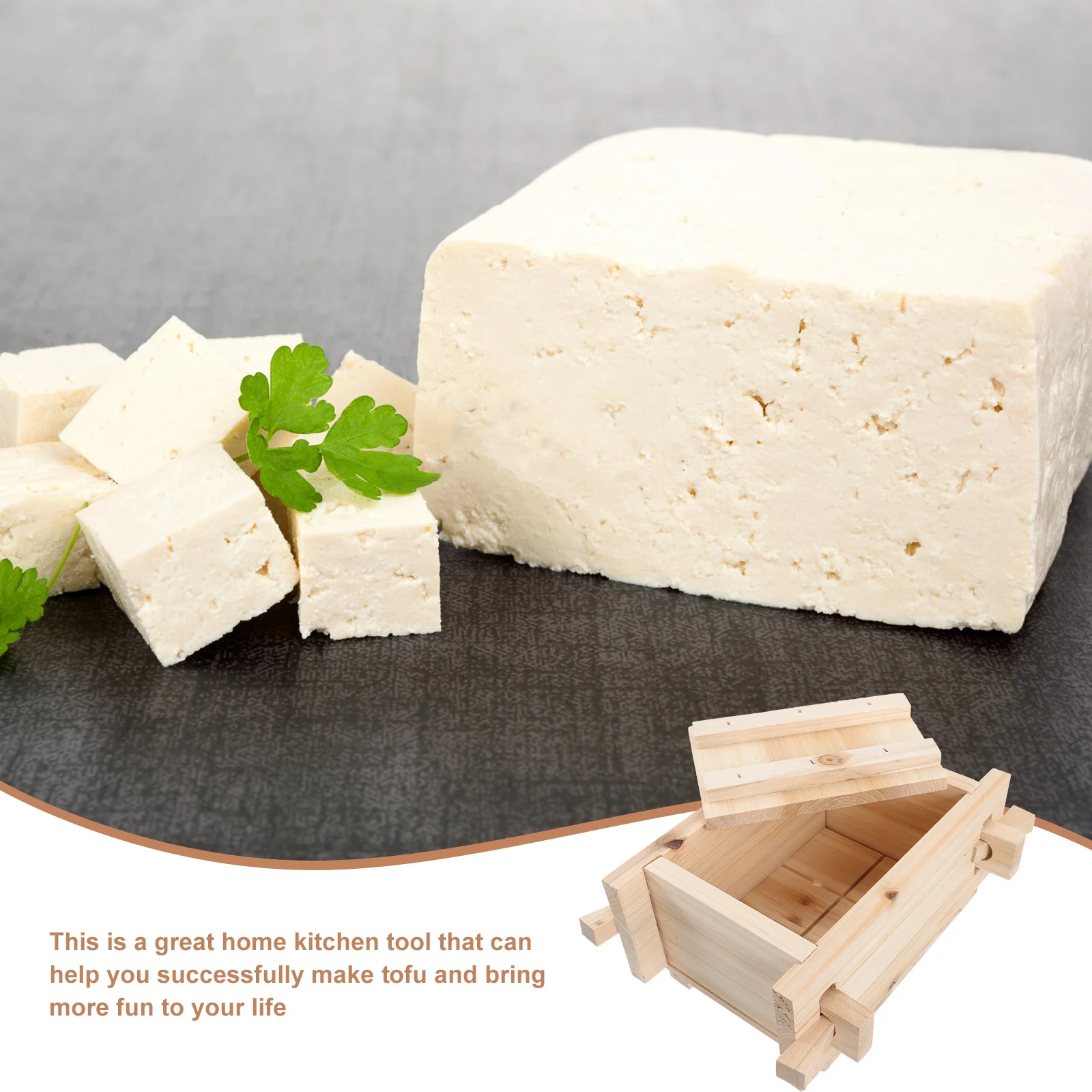 Portable Tofu Making Mold Diy Home Kitchen Tool Easy Assemble Compact Wood Press Kit For Homemade Tofu Maker Mould Box Sushi
Portable Tofu Making Mold Diy Home Kitchen Tool Easy Assemble Compact Wood Press Kit For Homemade Tofu Maker Mould Box Sushi
