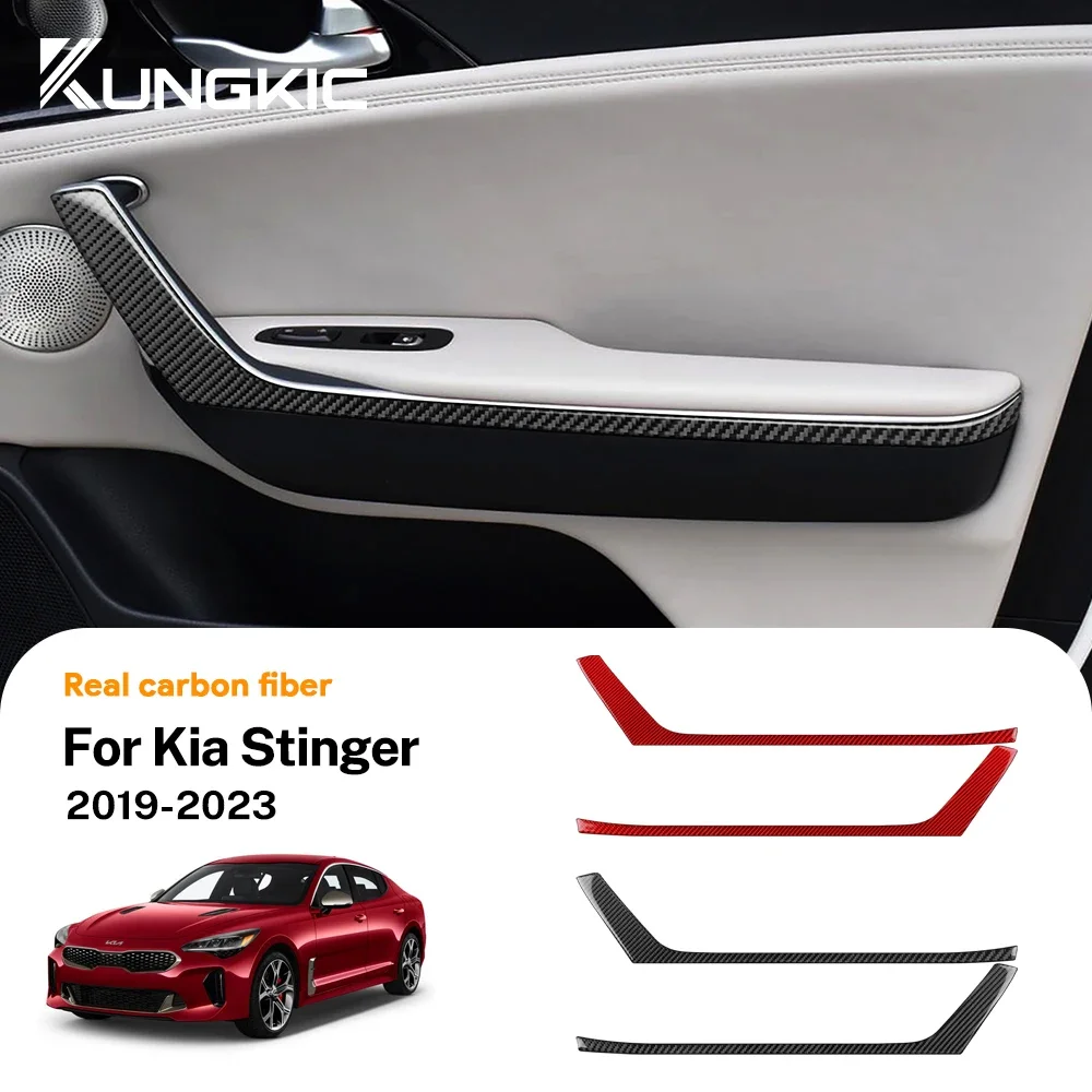 Real Soft Carbon Fiber For KIA Stinger 2019 2020 2021 2022 2023 Car Door Handle Panel Sticker LHD RHD Interior Trim Accessories
Real Soft Carbon Fiber For KIA Stinger 2019 2020 2021 2022 2023 Car Door Handle Panel Sticker LHD RHD Interior Trim Accessories