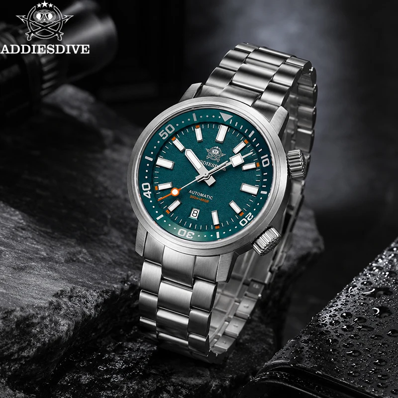 ADDIESDIVE Automatic Mechanical Watches For Men Sapphire Glass 200m Waterproof Dive Watch BGW9 Luminous Luxury Wristwatch AD2541
ADDIESDIVE Automatic Mechanical Watches For Men Sapphire Glass 200m Waterproof Dive Watch BGW9 Luminous Luxury Wristwatch AD2541