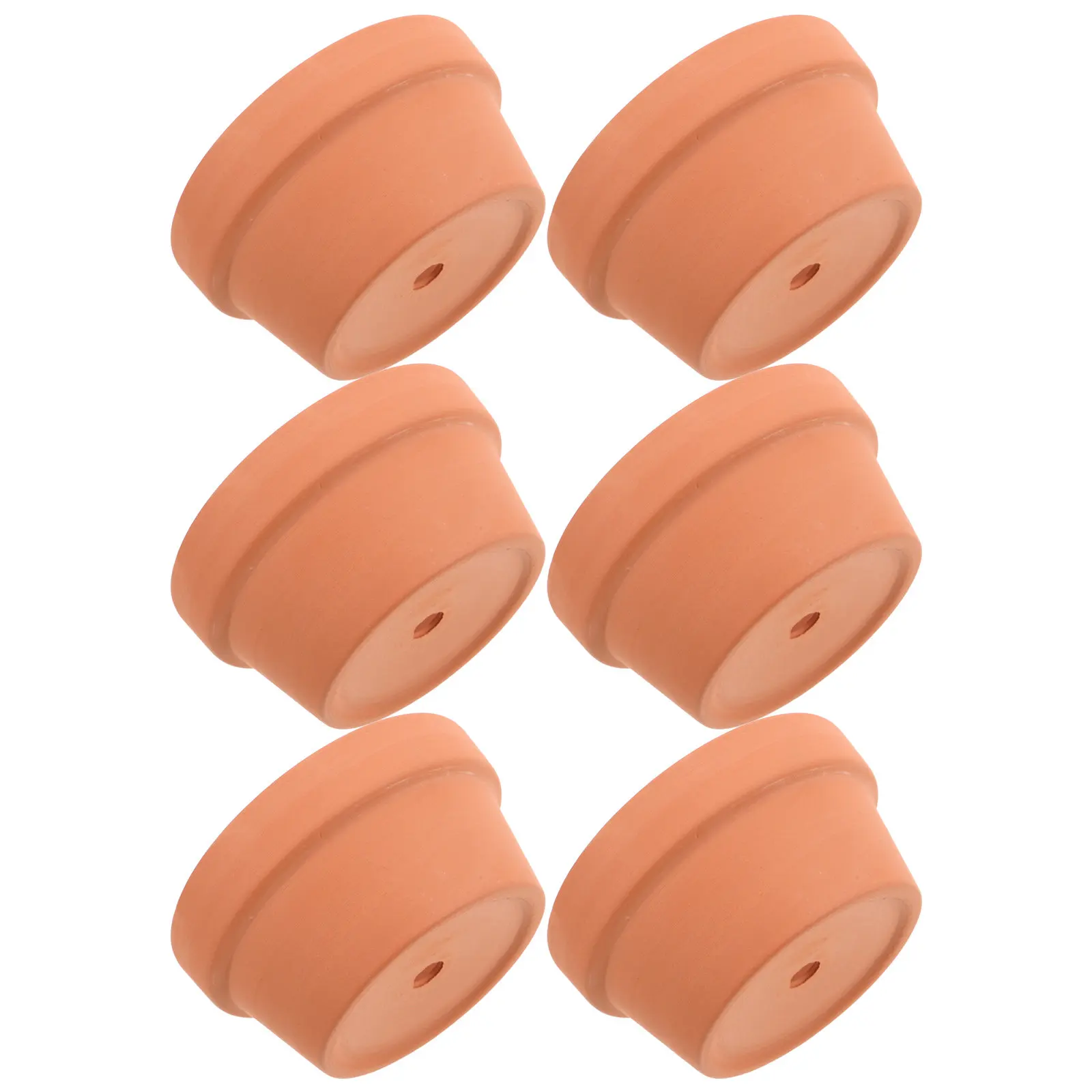 6Pcs Tiny Terracotta Succulent Pots 11x6cm Natural Breathable Clay Planter Containers for Indoor Desk Shelf Windowsill Wedding
6Pcs Tiny Terracotta Succulent Pots 11x6cm Natural Breathable Clay Planter Containers for Indoor Desk Shelf Windowsill Wedding