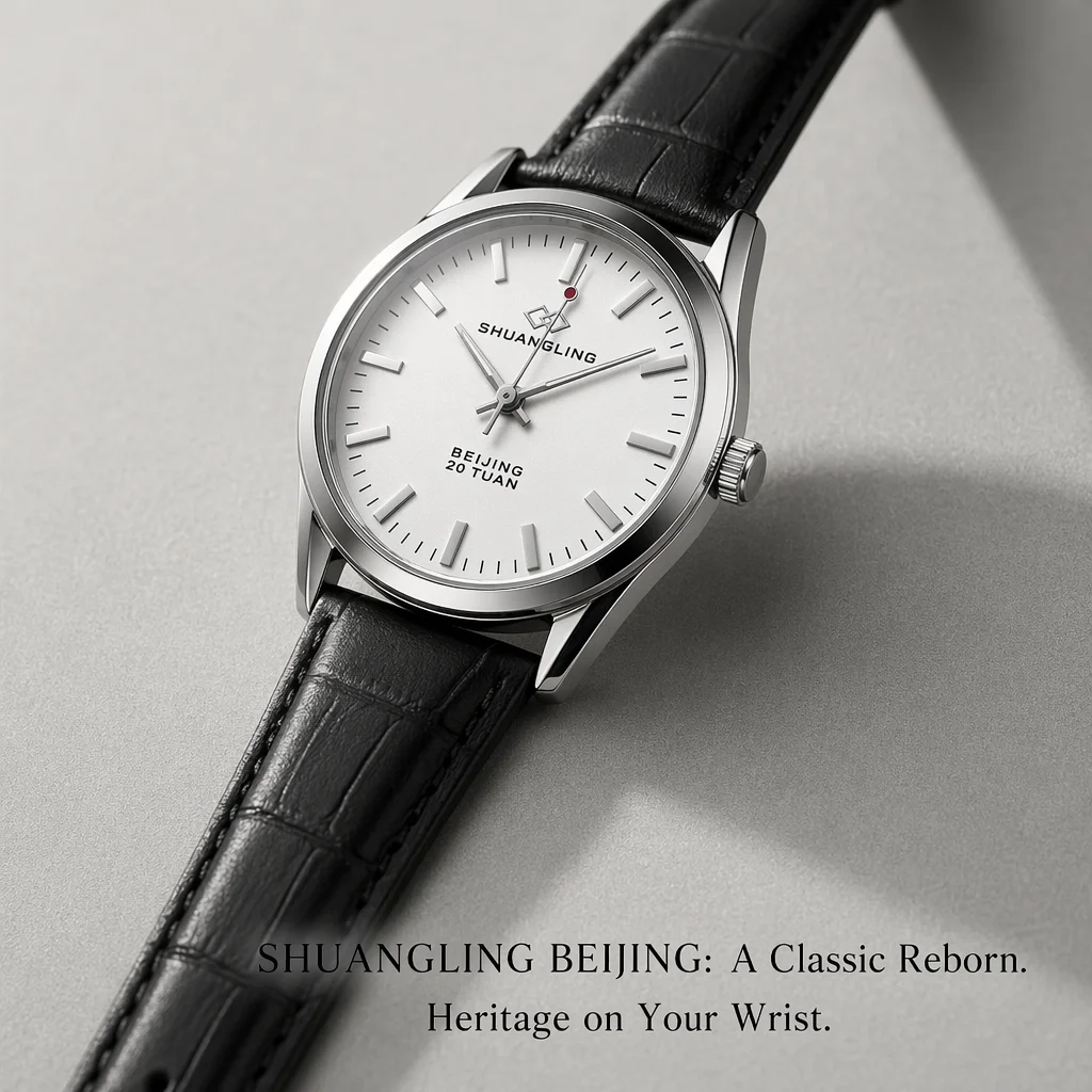 Shanghai Shuangling Vintage Automatic Watch for Men 20 Jewels Self-Winding Black Leather Strap Dress Wristwatch
Shanghai Shuangling Vintage Automatic Watch for Men 20 Jewels Self-Winding Black Leather Strap Dress Wristwatch