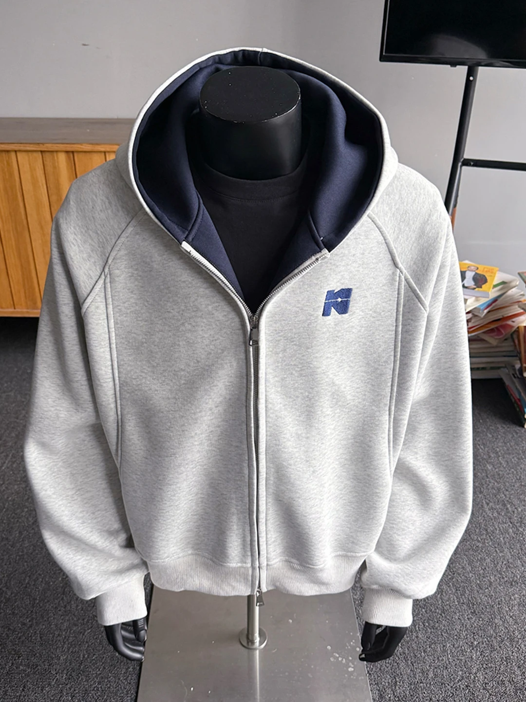 Heavyweight Deconstructed Patchwork Hooded Cardigan Men's Sle Cleanfit American Contrast Casual Jaet Autumn Trendy Brand
Heavyweight Deconstructed Patchwork Hooded Cardigan Men's Sle Cleanfit American Contrast Casual Jaet Autumn Trendy Brand