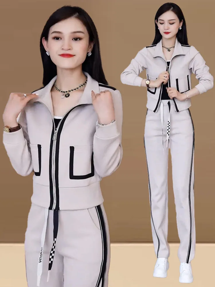 Faionable Комплект спортивной одежды для женщин Премиум Sle Agel Модный костюм-двойка Универсальный длинный свеч на молнии из полиэстера
Faionable Комплект спортивной одежды для женщин Премиум Sle Agel Модный костюм-двойка Универсальный длинный свеч на молнии из полиэстера