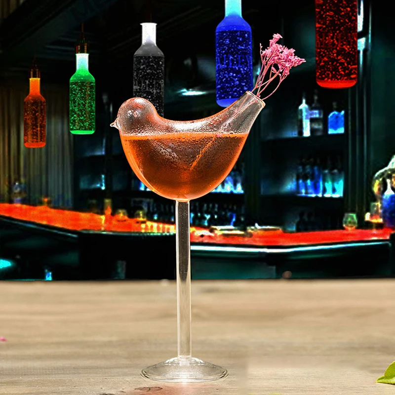 150Ml Transparent Bird-Shaped Cocktail Glasses Lead-Free High Shed Wine Glass Drinking Cup Bird Champagne Cocktail Glass
150Ml Transparent Bird-Shaped Cocktail Glasses Lead-Free High Shed Wine Glass Drinking Cup Bird Champagne Cocktail Glass