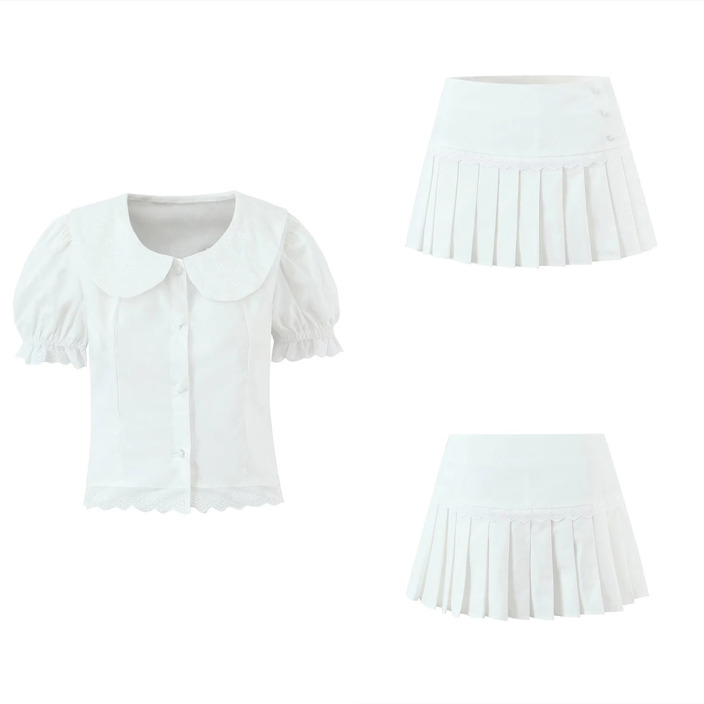 Новинка зимы 2025 года, женский топ с рюшами и воротником с застежкой на талии и брюки Se, плиссированная юбка с высокой талией, комплект из двух предметов
Новинка зимы 2025 года, женский топ с рюшами и воротником с застежкой на талии и брюки Se, плиссированная юбка с высокой талией, комплект из двух предметов