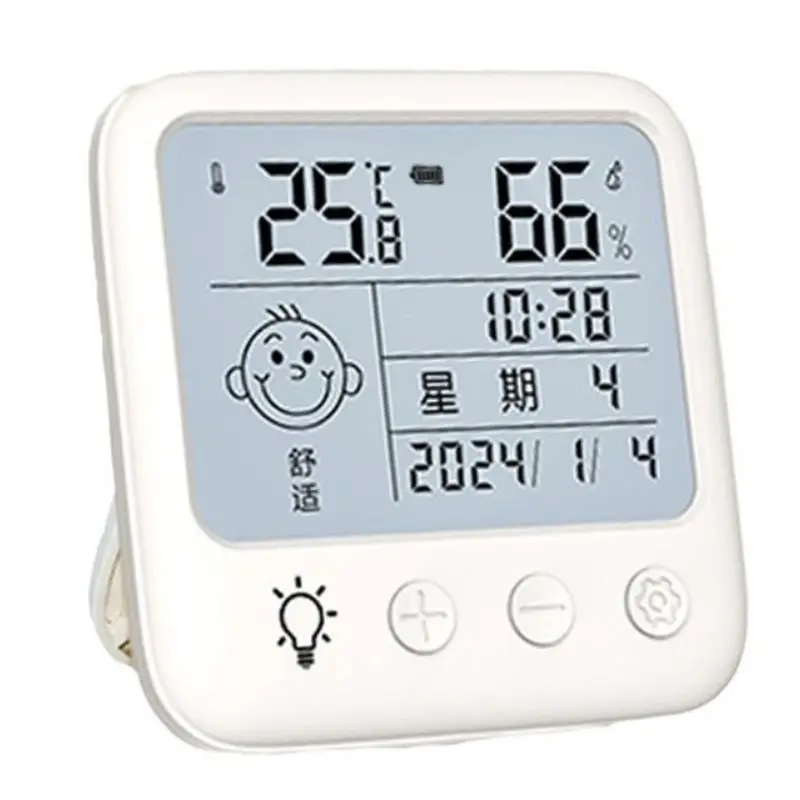 2026 New 2403 Rechargeable Thermometer And Hygrometer Indoor Thermometer And Hygrometer Backlight Display Smiley Face Thermomete
2026 New 2403 Rechargeable Thermometer And Hygrometer Indoor Thermometer And Hygrometer Backlight Display Smiley Face Thermomete