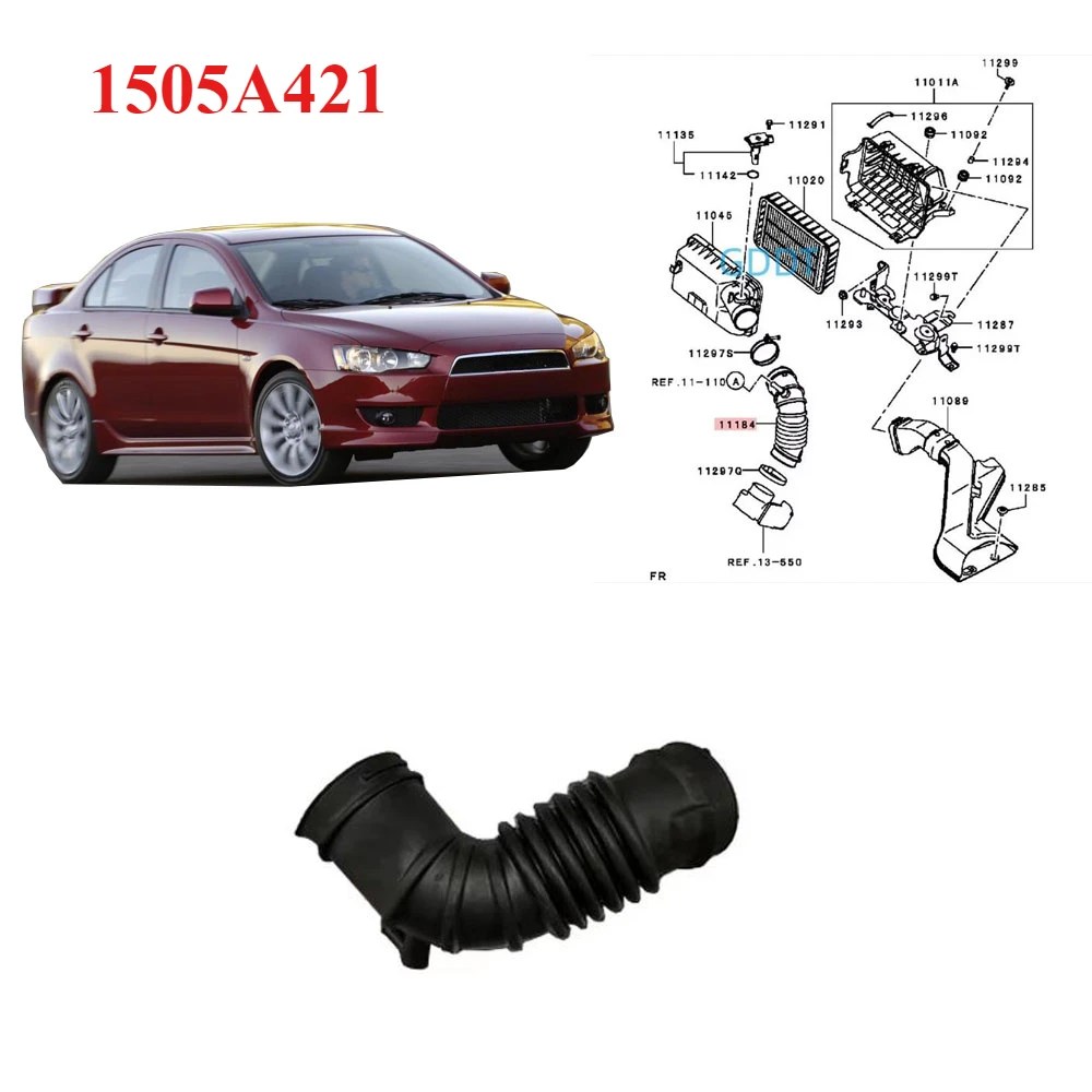 1 Piece 1.8L 2.0L Air Cleaner Duct Tube Hose for Lancer CX Air Cleaner To Throttle Body Duct for Air Intake Tube Hose 1505A421
1 Piece 1.8L 2.0L Air Cleaner Duct Tube Hose for Lancer CX Air Cleaner To Throttle Body Duct for Air Intake Tube Hose 1505A421