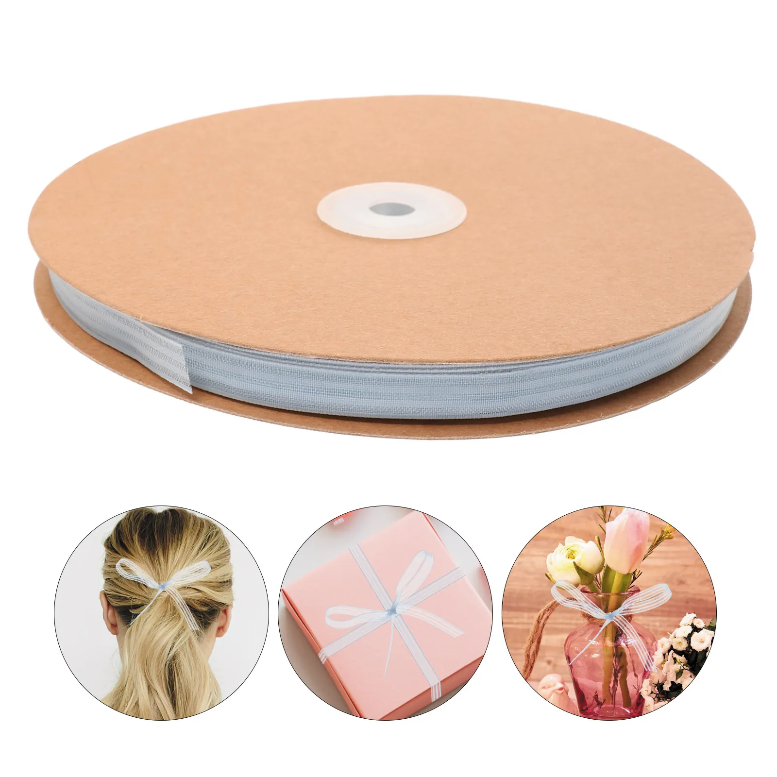 1 Roll Tulle Ribbon Gift Ribbon Cuttable Wear-Resistant Multi-Function DIY Crafts Wedding Invitations Headbands Present
1 Roll Tulle Ribbon Gift Ribbon Cuttable Wear-Resistant Multi-Function DIY Crafts Wedding Invitations Headbands Present