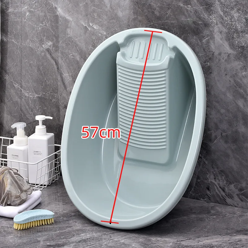 Large Size Plastic Laundry Tub round Washing Board Integrated Balcony Home Use with Scrubbing Board Student Dormitory Thicken...
Large Size Plastic Laundry Tub round Washing Board Integrated Balcony Home Use with Scrubbing Board Student Dormitory Thicken...