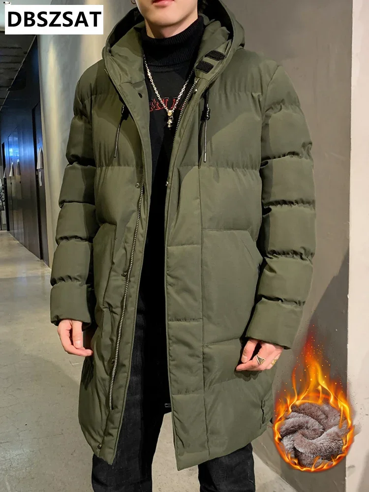 2027 Winter Men's Long Parka Warm Jacket Fleece Hooded Windbreaker Coat Thick Cotton Padded Thermal Parkas Plus SIze 8XL
2027 Winter Men's Long Parka Warm Jacket Fleece Hooded Windbreaker Coat Thick Cotton Padded Thermal Parkas Plus SIze 8XL