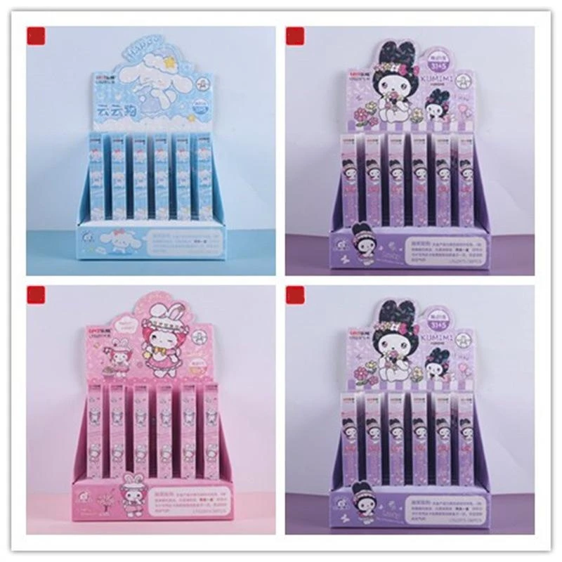 36pcs Kawaii Sanrio Kuromi Melody 0.5mm Black Quick Drying Pens Neutral Pen Students School Office Writing Supplies Stationery
36pcs Kawaii Sanrio Kuromi Melody 0.5mm Black Quick Drying Pens Neutral Pen Students School Office Writing Supplies Stationery