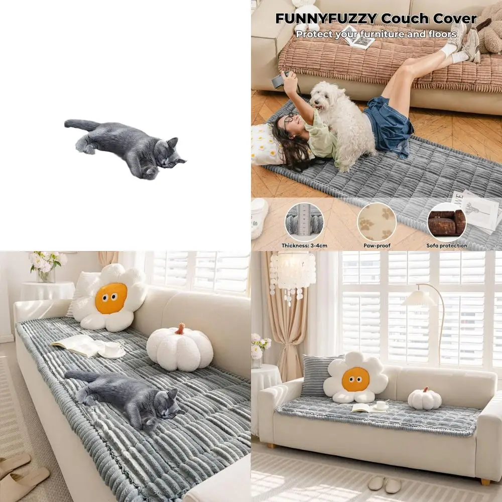 Чехол для дивана из фланели, подходящий для домашних животных, моющийся, для собак, сине-серый (27,6x82,7 дюймов)
Чехол для дивана из фланели, подходящий для домашних животных, моющийся, для собак, сине-серый (27,6x82,7 дюймов)