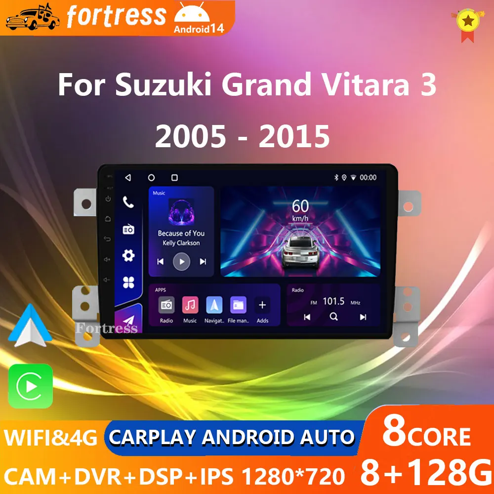 Android 10 Car Radio for Suzuki Grand Vitara 3 2005 2012 2013 2014 2015 Multimedia Player Navigation GPS 2 Din Stereo DVD
Android 10 Car Radio for Suzuki Grand Vitara 3 2005 2012 2013 2014 2015 Multimedia Player Navigation GPS 2 Din Stereo DVD