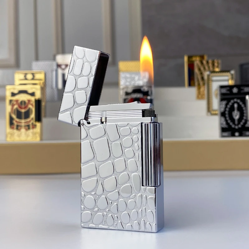 New commemorative edition single and double flame luxury lighter Ping Sound natural paint cigarette smoking butane lighter 18063
New commemorative edition single and double flame luxury lighter Ping Sound natural paint cigarette smoking butane lighter 18063
