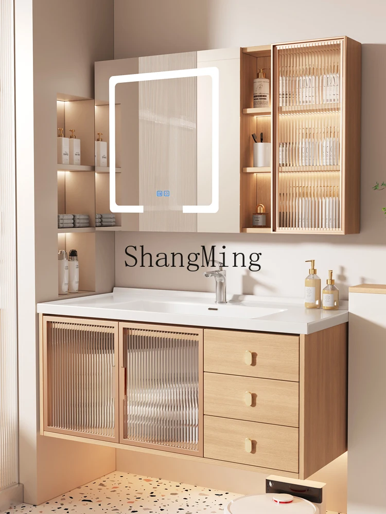 LXY Modern Simple Log Bathroom Cabinet Combination Toilet Hand Washbasin Cabinet
LXY Modern Simple Log Bathroom Cabinet Combination Toilet Hand Washbasin Cabinet