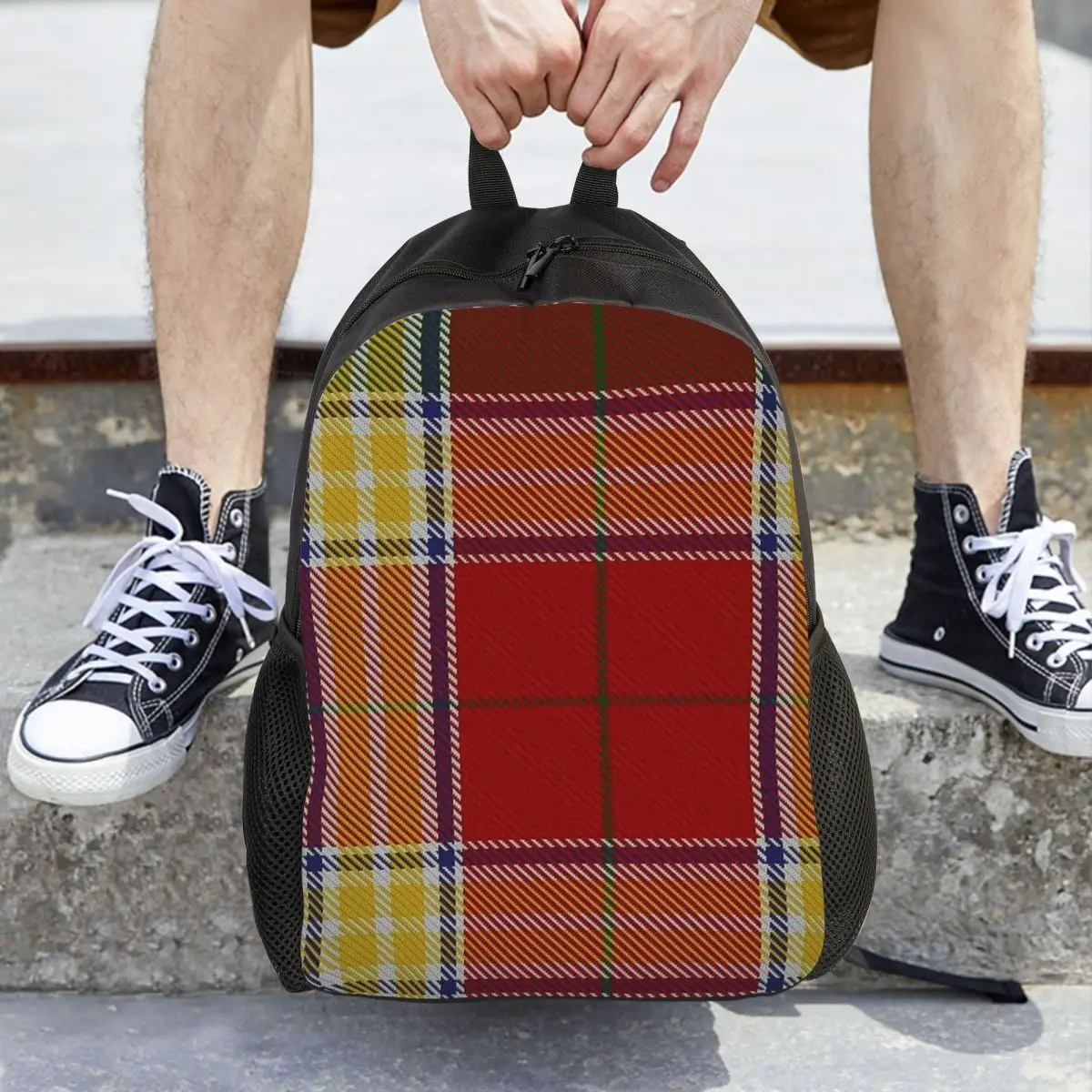 Clan Gibson Tartan Backpack Daypack Large Capacity Children BookBag School Bag Shoulder Bags for Men Women
Clan Gibson Tartan Backpack Daypack Large Capacity Children BookBag School Bag Shoulder Bags for Men Women