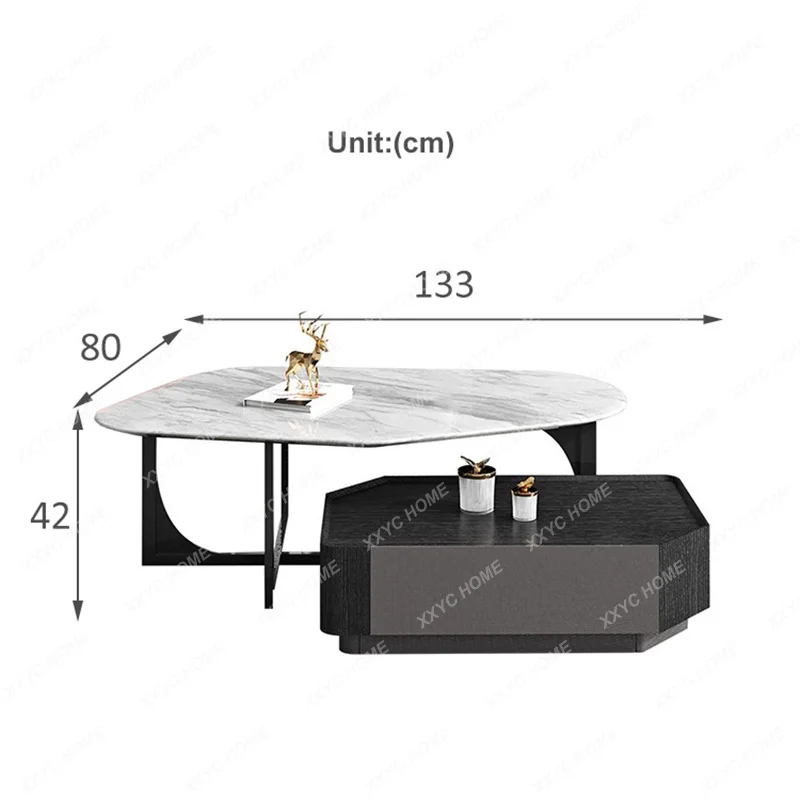 Luxury Coffee Table Modern Minimalist Living Room Round Coffee Table Set Creative Center Home Furniture
Luxury Coffee Table Modern Minimalist Living Room Round Coffee Table Set Creative Center Home Furniture