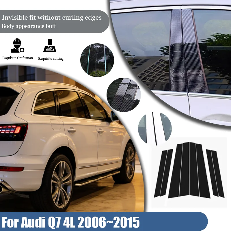 For Audi Q7 4L 2006~2015 2007 Silver Carbon Fiber Car Door Window Middle Trim Cover B C Pillar Center Column Stickers Accessorie
For Audi Q7 4L 2006~2015 2007 Silver Carbon Fiber Car Door Window Middle Trim Cover B C Pillar Center Column Stickers Accessorie
