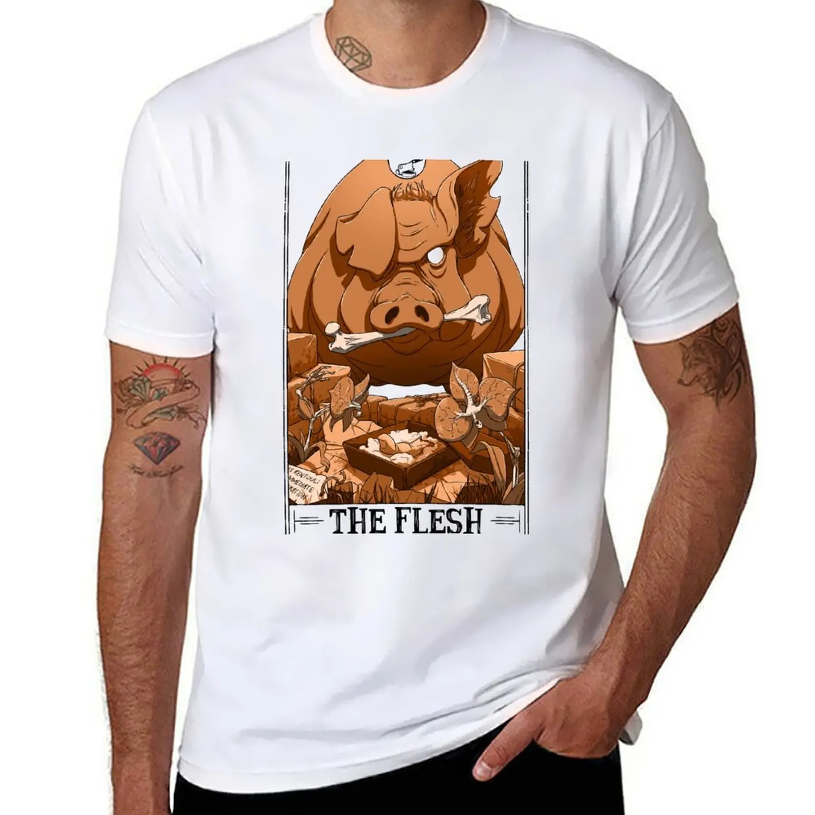 The Flesh Tarotesque - (Light) T-Shirt man t shirt designer man t shirt heavy cotton T-shirt
The Flesh Tarotesque - (Light) T-Shirt man t shirt designer man t shirt heavy cotton T-shirt