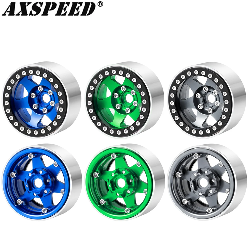 AXSPEED 4 шт. 1,9-дюймовая ступица обода колеса с бисером для 1/10 RC гусеничного автомобиля Axial SCX10 Wraith D90 TRX4 TRX6, обновленные детали
AXSPEED 4 шт. 1,9-дюймовая ступица обода колеса с бисером для 1/10 RC гусеничного автомобиля Axial SCX10 Wraith D90 TRX4 TRX6, обновленные детали