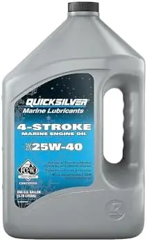 Quicksilver 25W-40 Marine Engine Oil – OEM Mercury Marine Lubricant
Quicksilver 25W-40 Marine Engine Oil – OEM Mercury Marine Lubricant