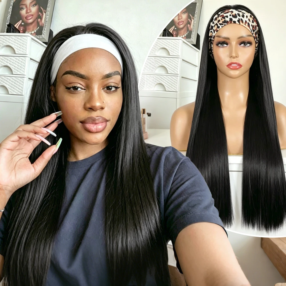 30 36 Inch Bone Straight Headband Wig for Women Glueless Human Hair Remy Human Hair No Lace Ready to Wear Full Machine Made
30 36 Inch Bone Straight Headband Wig for Women Glueless Human Hair Remy Human Hair No Lace Ready to Wear Full Machine Made