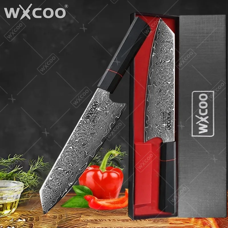 WXCOO 8inch Japanese Kitchen Knife Ultra Household Damascus Steel 67 Layer Chef's Knives for Meat Vegetable Kiritsuke Knife
WXCOO 8inch Japanese Kitchen Knife Ultra Household Damascus Steel 67 Layer Chef's Knives for Meat Vegetable Kiritsuke Knife