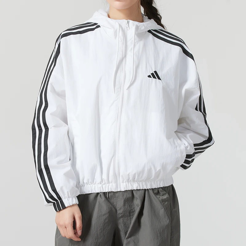 Adidas Women's Sports Fitness Running Training Woven Windproof Quick-Drying Hooded Jacket Jz2161
Adidas Women's Sports Fitness Running Training Woven Windproof Quick-Drying Hooded Jacket Jz2161