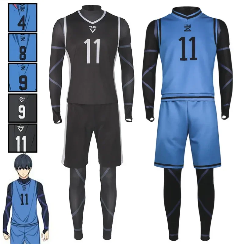 2025Blue Lock Jersey Football Club Sportswear Anime Isagi Yoichi Costume Cosplay Hyoma Chigiri Meguru Bachira tute pantaloncini
2025Blue Lock Jersey Football Club Sportswear Anime Isagi Yoichi Costume Cosplay Hyoma Chigiri Meguru Bachira tute pantaloncini