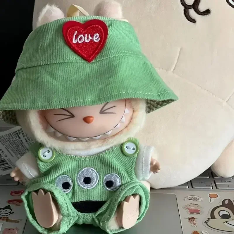 17 см милая мини-плюшевая кукла, одежда, аксессуары для Кореи Kpop Exo Labubu II Idol Dolls, комбинезон с медведем, одежда, сделай сам, Kid Gi
17 см милая мини-плюшевая кукла, одежда, аксессуары для Кореи Kpop Exo Labubu II Idol Dolls, комбинезон с медведем, одежда, сделай сам, Kid Gi