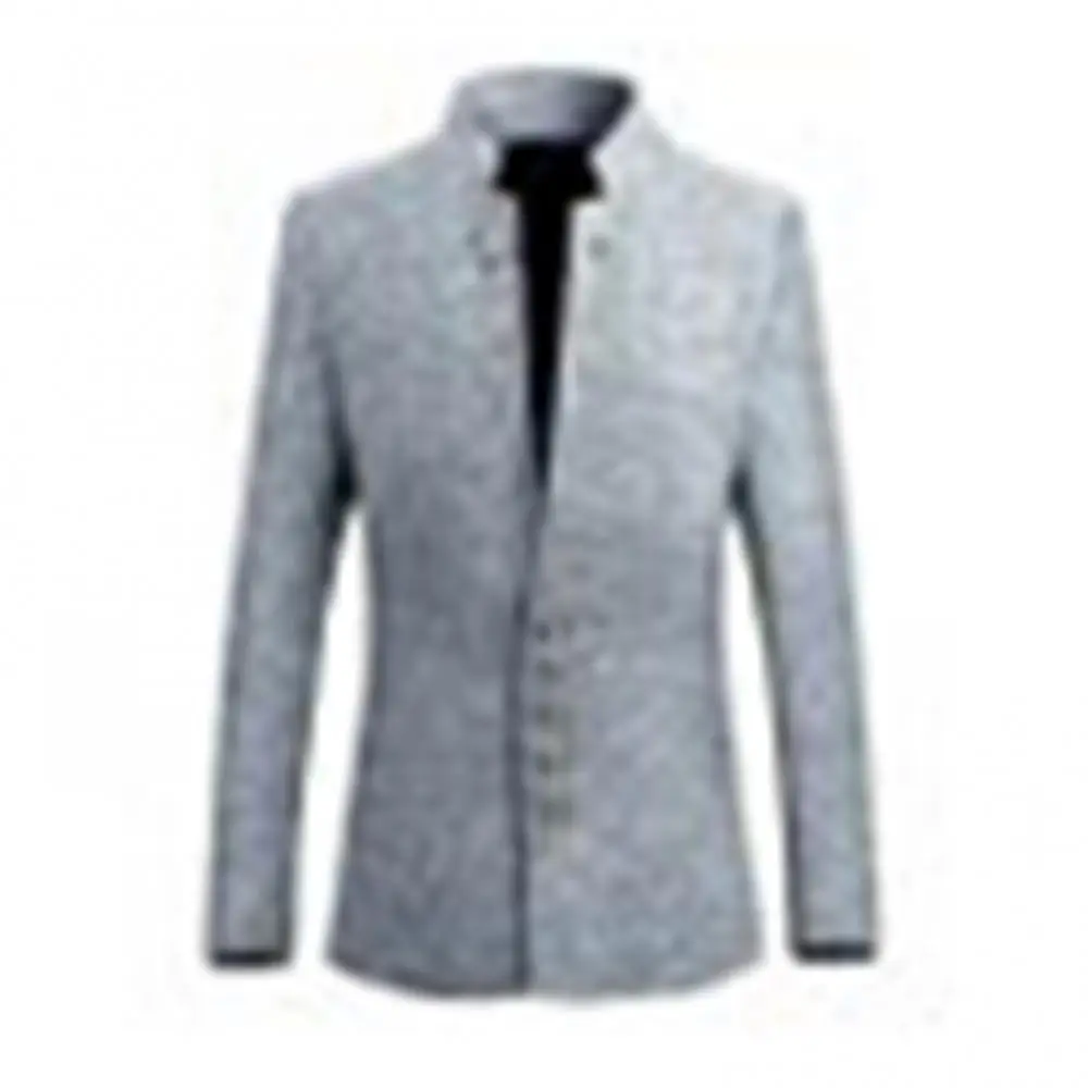 2026 мужской пиджак для жениха, свадебное платье, пиджаки для мужчин, костюм, топы, однотонный однобортный пиджак с длинными рукавами и воротником-стойкой
2026 мужской пиджак для жениха, свадебное платье, пиджаки для мужчин, костюм, топы, однотонный однобортный пиджак с длинными рукавами и воротником-стойкой