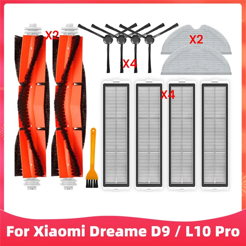A15Q-Для Dreame D9, D9 Max, L10 Pro, Trouver LDS Finder Роликовая боковая щетка Hepa-фильтр Комплект аксессуаров для швабры
A15Q-Для Dreame D9, D9 Max, L10 Pro, Trouver LDS Finder Роликовая боковая щетка Hepa-фильтр Комплект аксессуаров для швабры