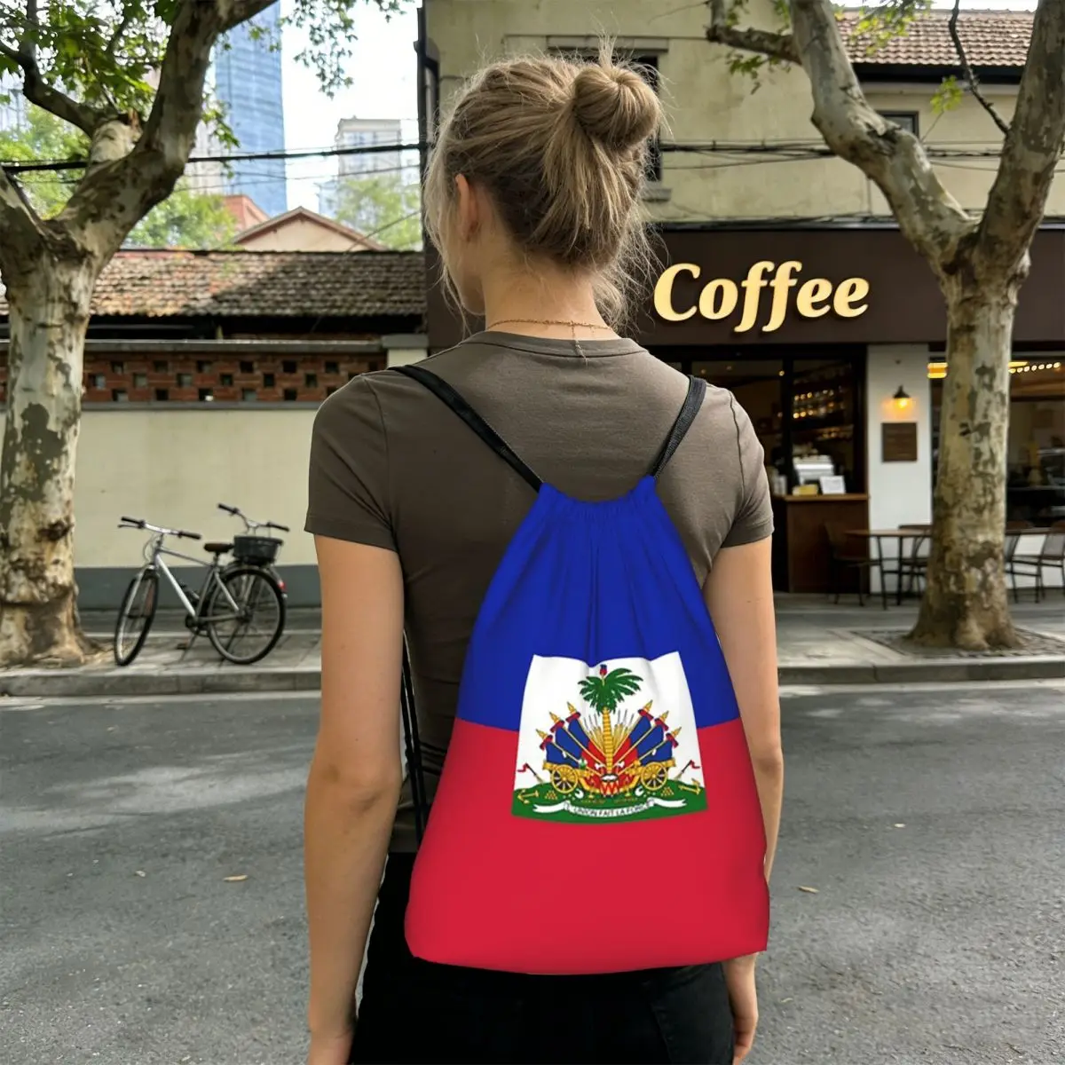 Haiti Flag Print Backpacks Fashion Drawstring Bundle Pocket Storage Bag Book Bags for Travel Students
Haiti Flag Print Backpacks Fashion Drawstring Bundle Pocket Storage Bag Book Bags for Travel Students