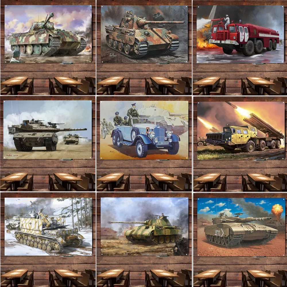 Винтажный танк Panzer Missile Art Prints Wall Flag - Военная броня, оружие, настенный декор, баннер - Декор комнаты в деревенском стиле, постеры
Винтажный танк Panzer Missile Art Prints Wall Flag - Военная броня, оружие, настенный декор, баннер - Декор комнаты в деревенском стиле, постеры