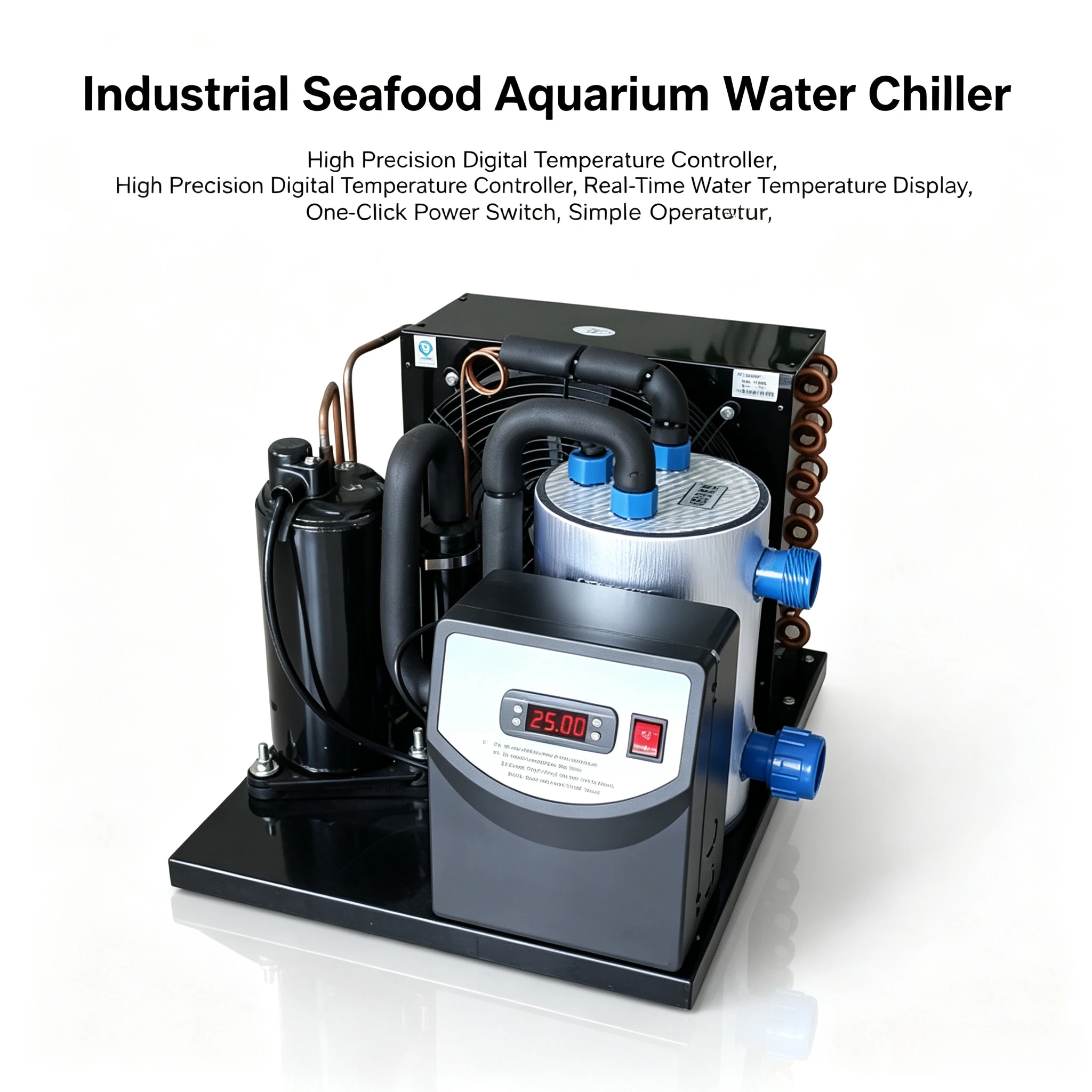 Open Type Fish Pond Water Chiller Aquaculture Refrigerator Cooling Equipment For Fish Shrimp Farming
Open Type Fish Pond Water Chiller Aquaculture Refrigerator Cooling Equipment For Fish Shrimp Farming