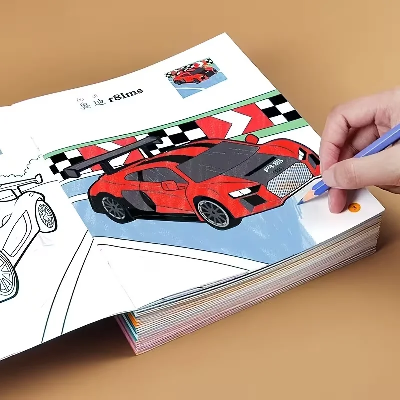 8 книг в наборе, набор книг-раскрасок для маленьких автомобилей-раскраски для машин для мальчиков, детские игрушки для художественных занятий
8 книг в наборе, набор книг-раскрасок для маленьких автомобилей-раскраски для машин для мальчиков, детские игрушки для художественных занятий